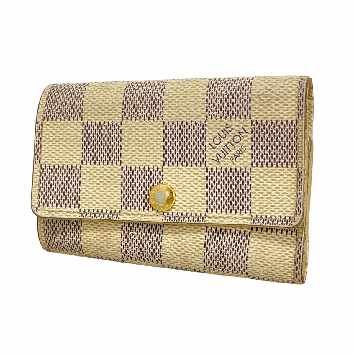 ☆SALE【5pc4693-k】ルイヴィトン キーケース ダミエ・アズール