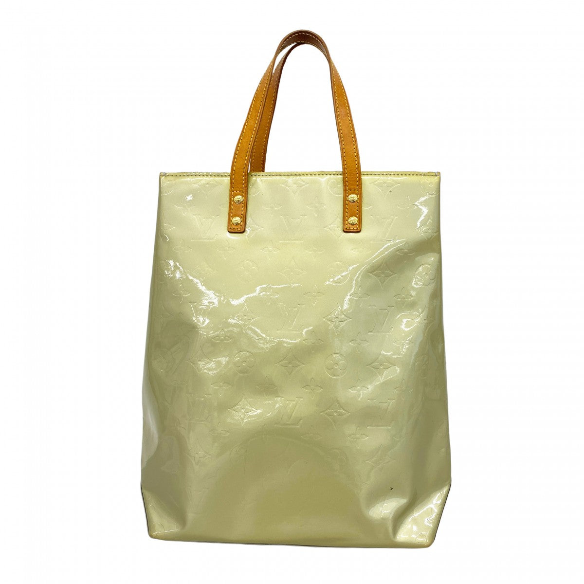 5pd4960-k】ルイヴィトン トートバッグ ヴェルニ リードMM M91142 グリ