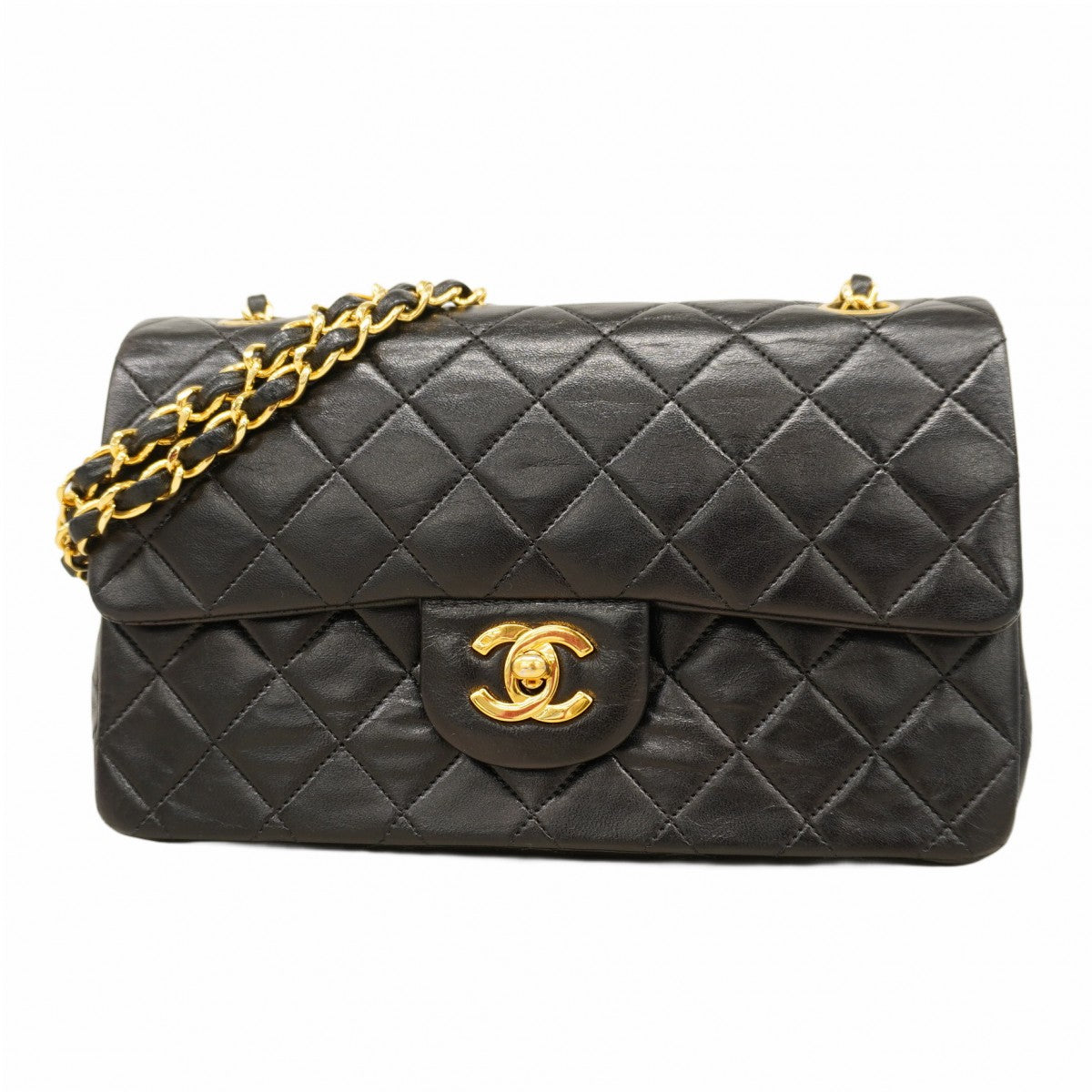 5pd5750-k】シャネル ショルダーバッグ マトラッセ Wフラップ W