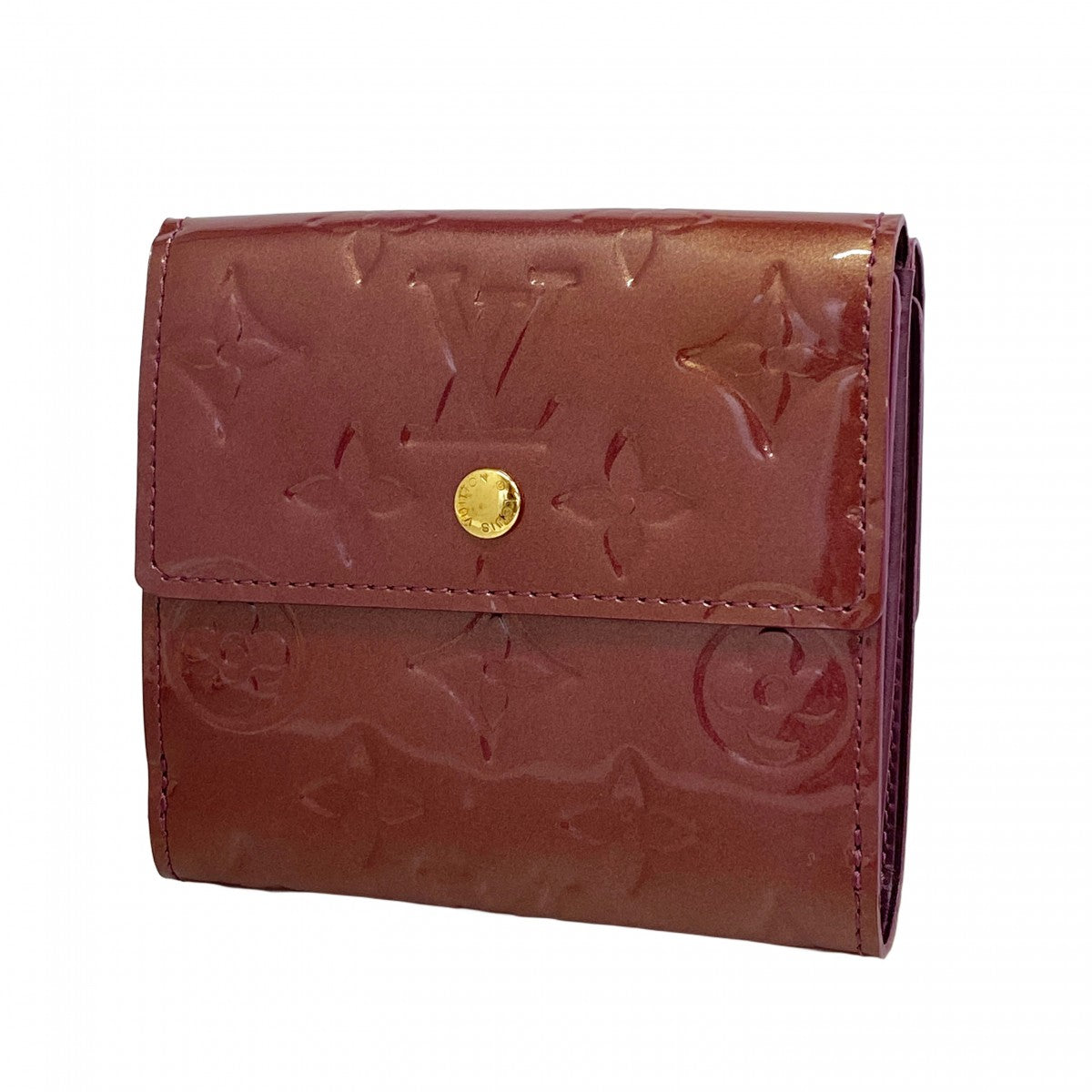 5pd5816-k】ルイヴィトン 三つ折り財布 ヴェルニ ポルトフォイユ