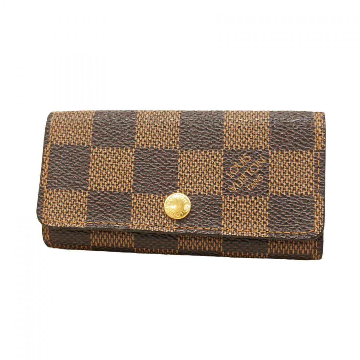 Louis Vuitton ダミエ・エベヌ ケース 5pd6161-k】ルイヴィトン キーケース ダミエ ミュルティクレ4 N62631