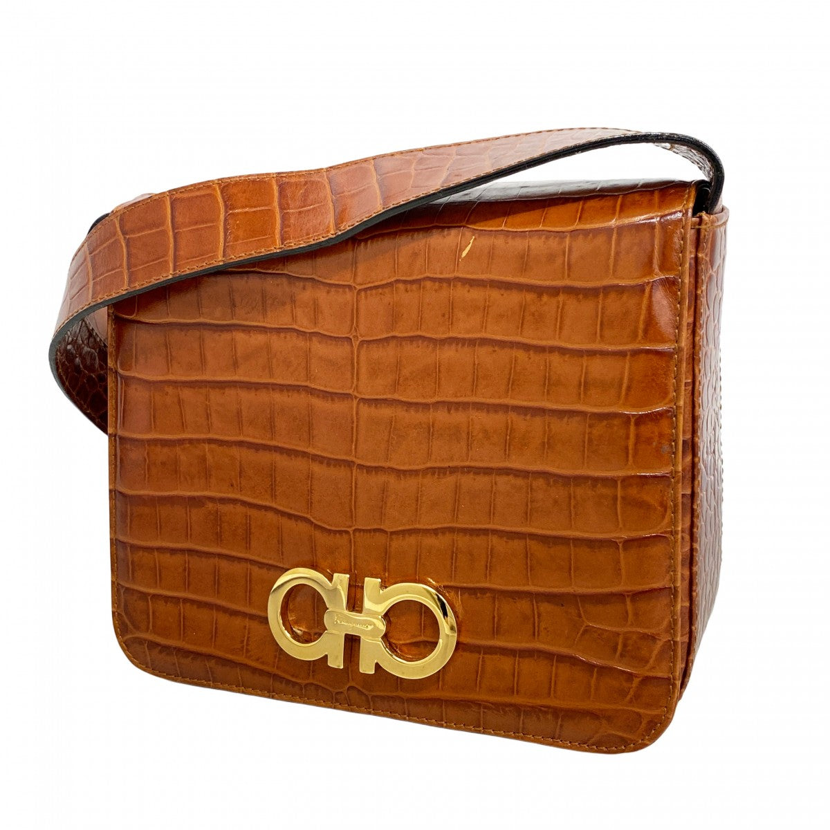 5pd6407】サルヴァトーレフェラガモ ショルダーバッグ ガンチーニ