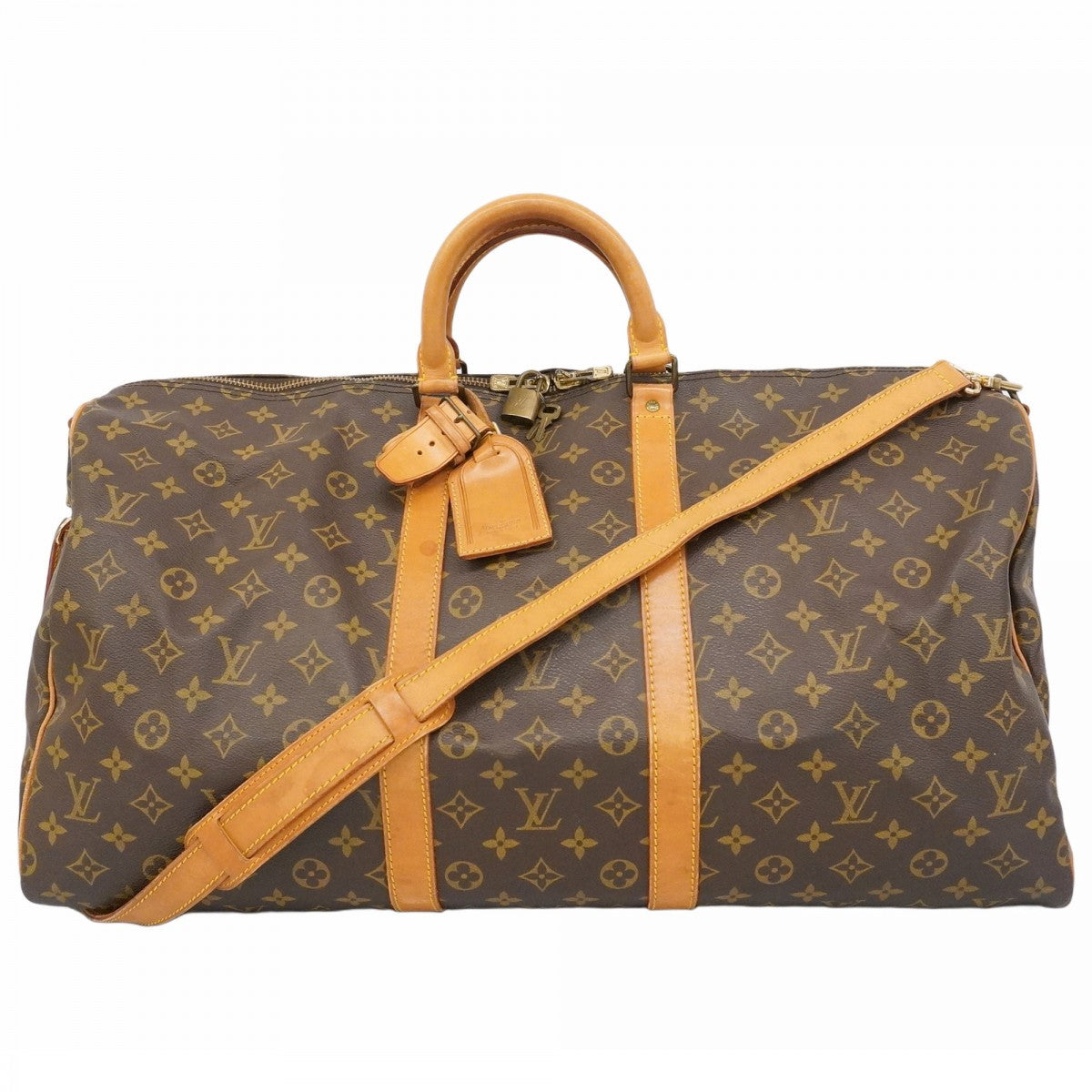 5pe6880】ルイヴィトン ボストンバッグ モノグラム キーポルバンド