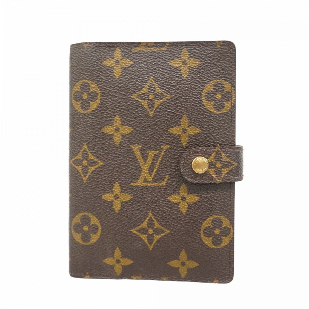 5pe7055-k】ルイヴィトン 手帳カバー モノグラム アジェンダPM R20005