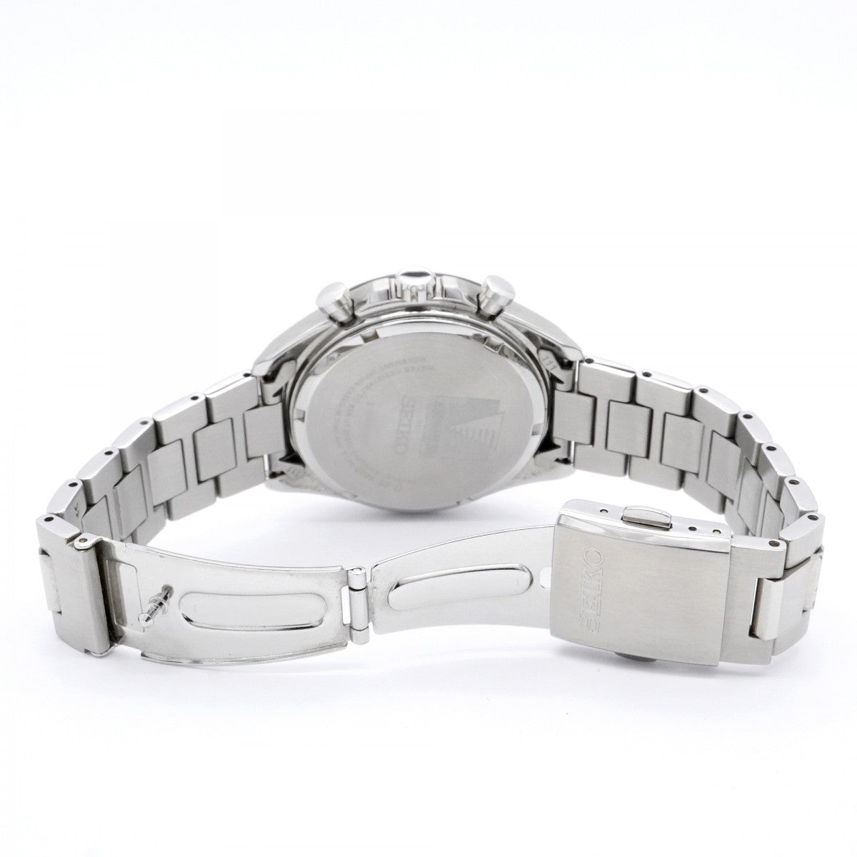 【5wwg0202】セイコー SEIKO × TOYOTA MODELLISTA V175-0FB0 黒文字盤【中古】腕時計 メンズ
