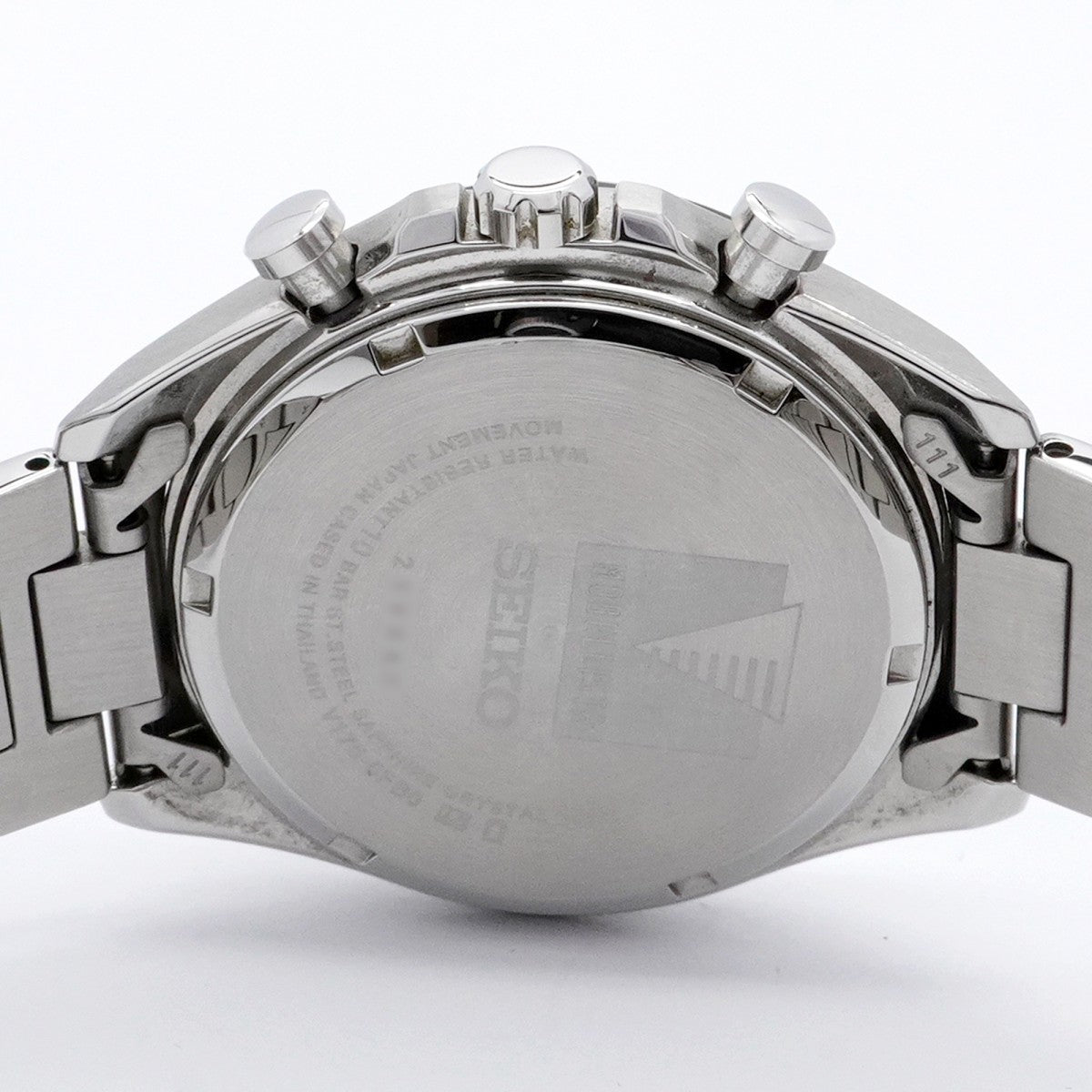 【5wwg0202】セイコー SEIKO × TOYOTA MODELLISTA V175-0FB0 黒文字盤【中古】腕時計 メンズ