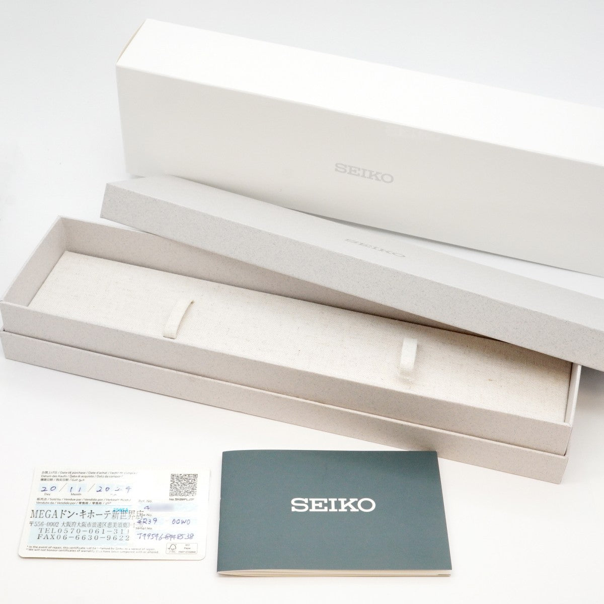 【5wwg0207】セイコー プレザージュ 4R39-00W0 白文字盤【中古】腕時計 メンズ