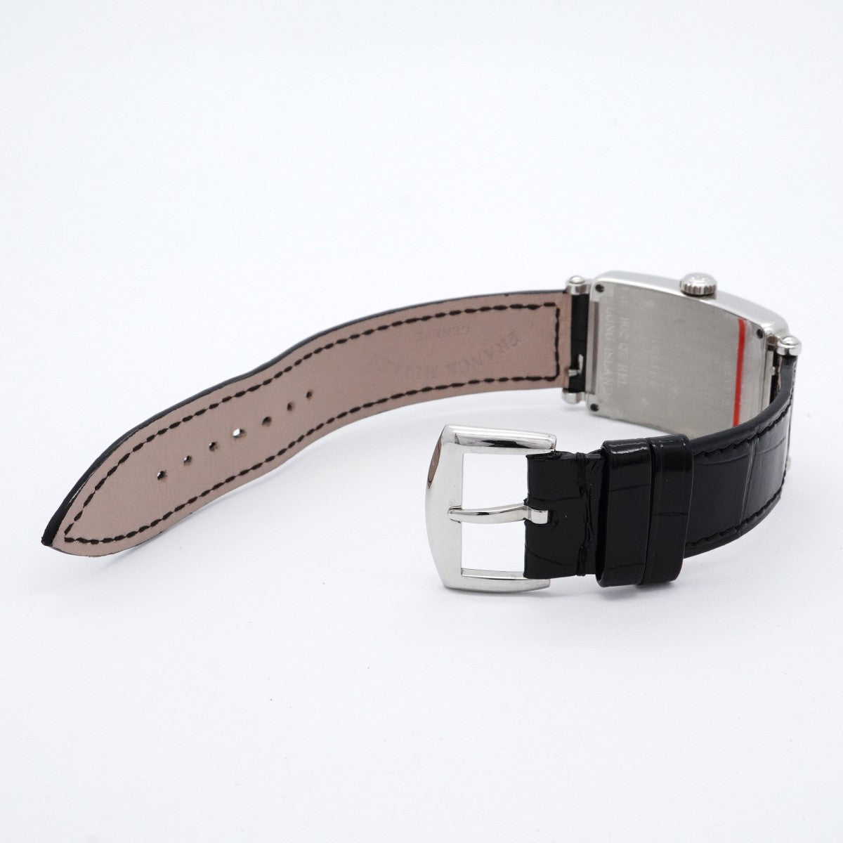 ★SALE【5wwg0212】フランクミュラー ロングアイランド 902QZ シルバー文字盤【中古】腕時計 レディース