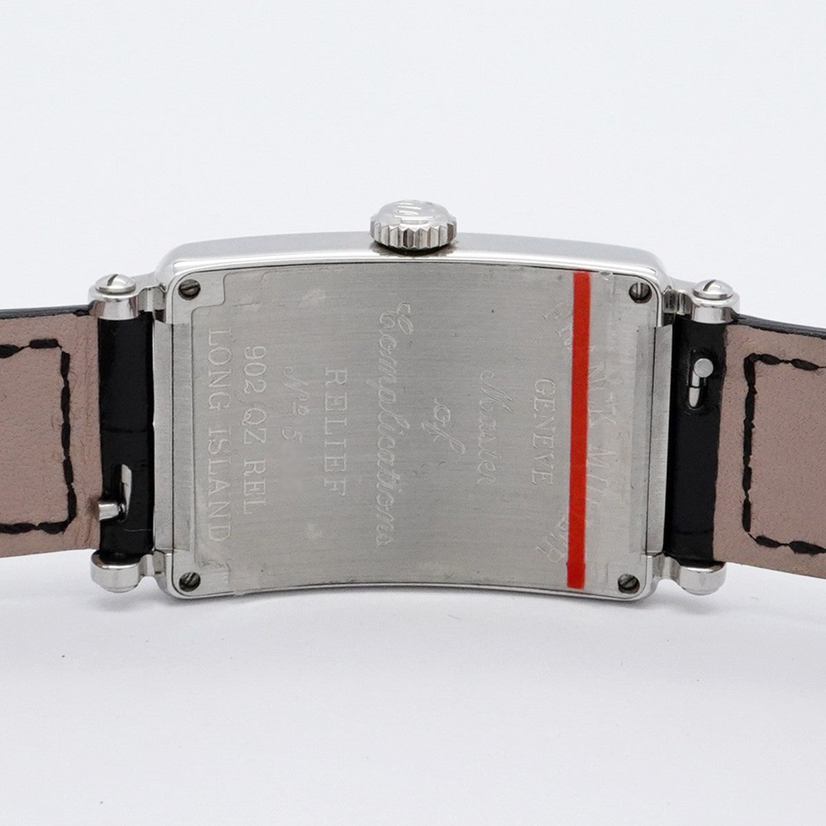 ★SALE【5wwg0212】フランクミュラー ロングアイランド 902QZ シルバー文字盤【中古】腕時計 レディース