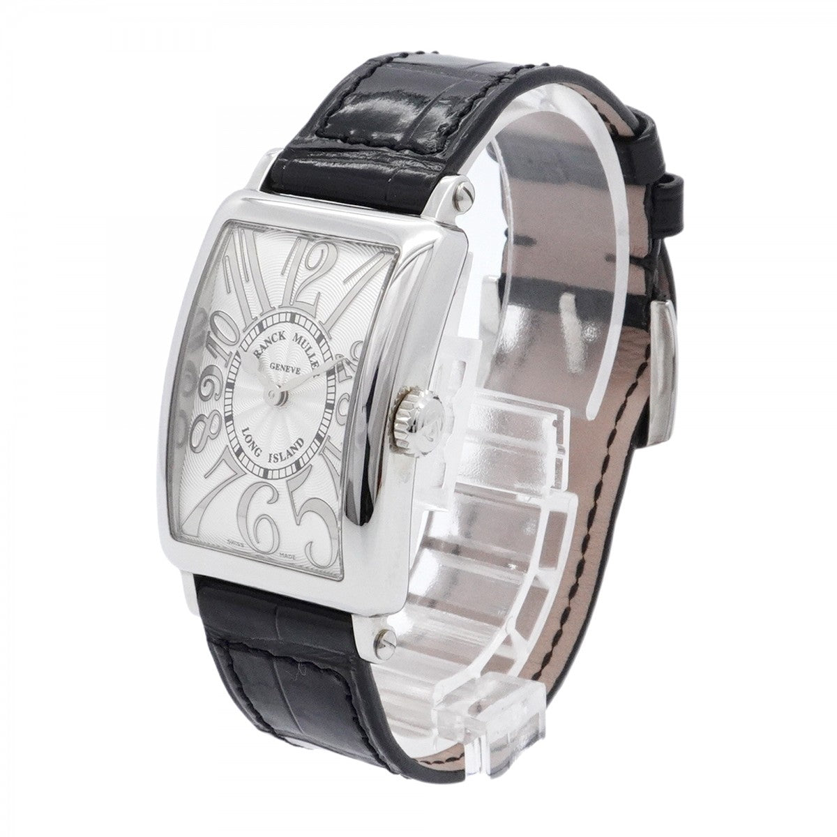 ★SALE【5wwg0212】フランクミュラー ロングアイランド 902QZ シルバー文字盤【中古】腕時計 レディース