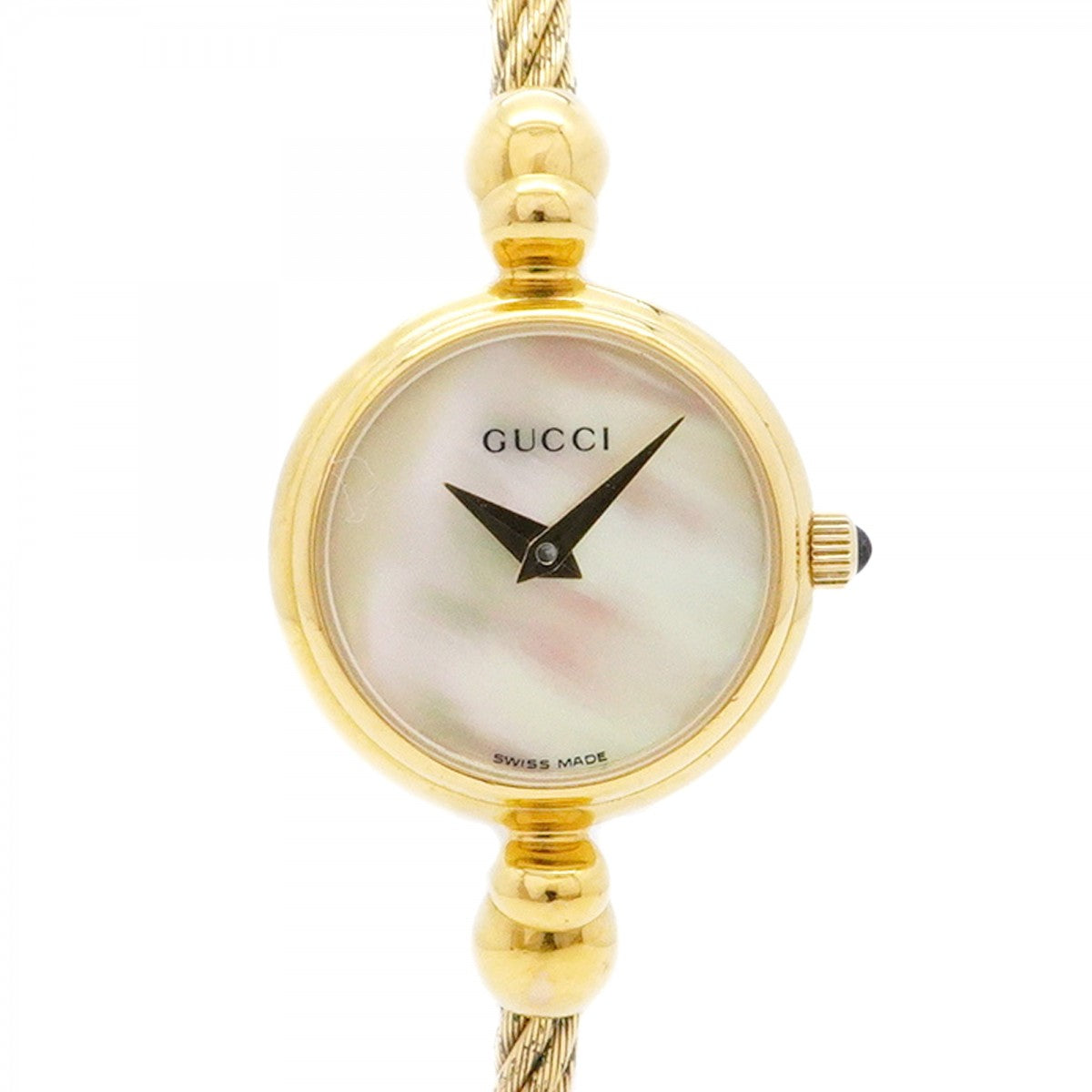 ★最終価格★SALE【5wwg0231】グッチ ラウンドフェイス 2700.2.1 白文字盤【中古】腕時計 レディース