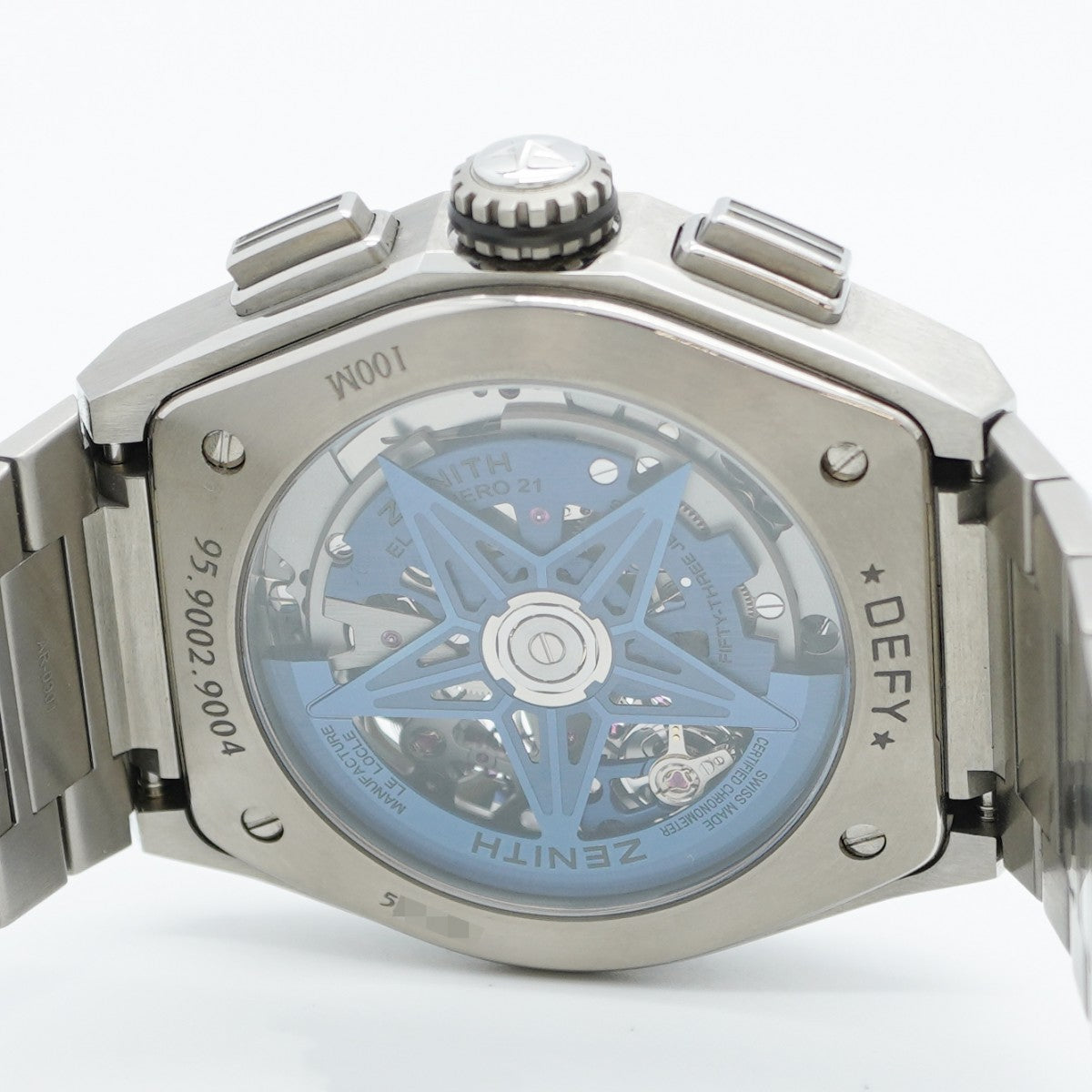 ★SALE【5wwg0250】ゼニス デファイ エル・プリメロ21 95.9002.9004 スケルトン文字盤【中古】腕時計 メンズ