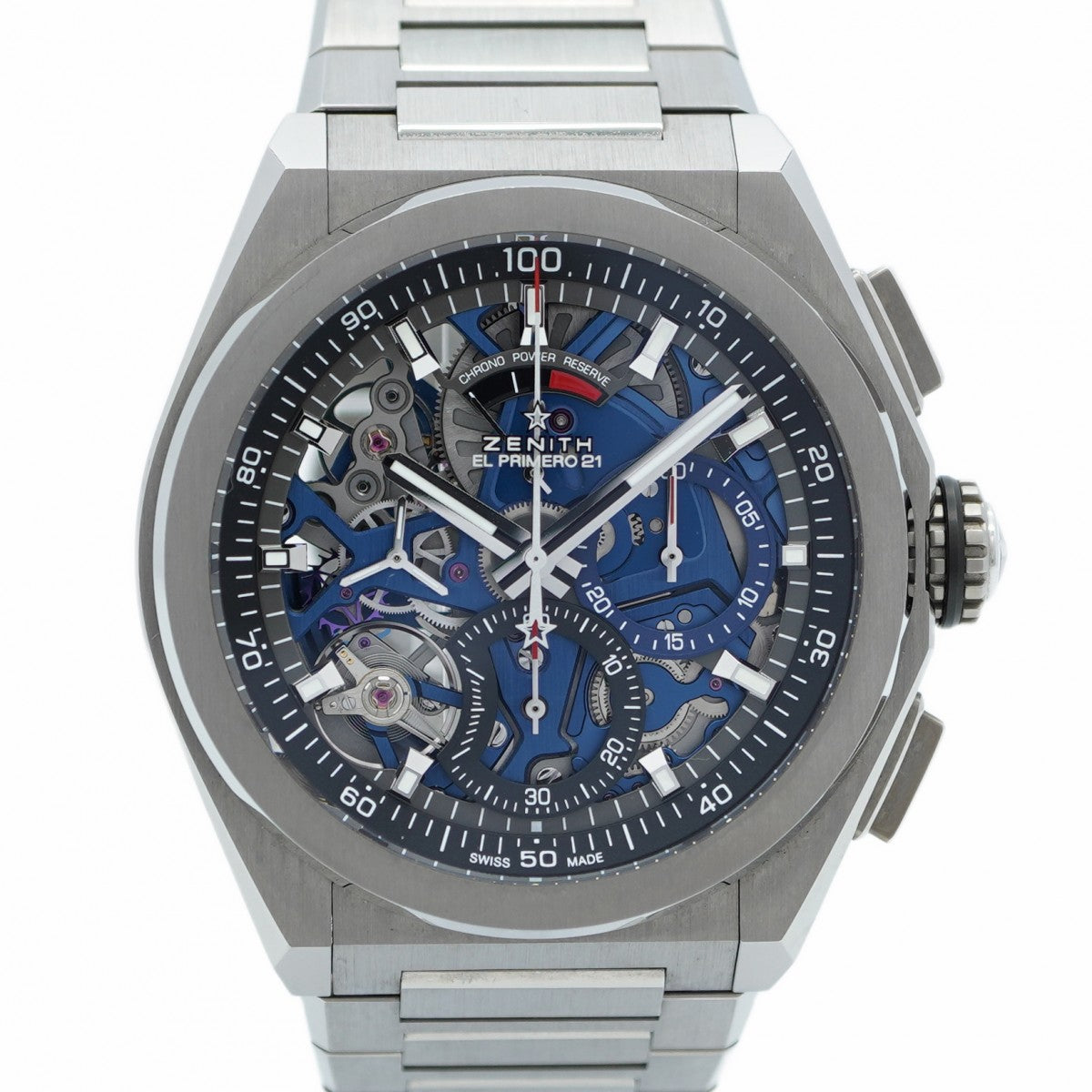 ★SALE【5wwg0250】ゼニス デファイ エル・プリメロ21 95.9002.9004 スケルトン文字盤【中古】腕時計 メンズ