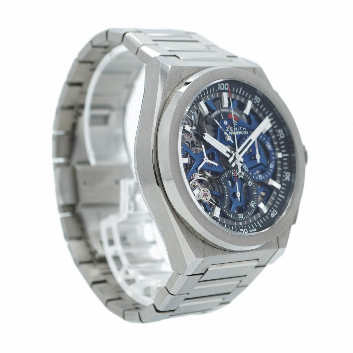 ★SALE【5wwg0250】ゼニス デファイ エル・プリメロ21 95.9002.9004 スケルトン文字盤【中古】腕時計 メンズ