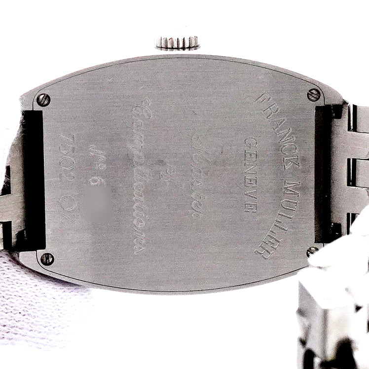 ★SALE【5wwg0261】フランクミュラー トノウカーベックス 7502 シルバー文字盤【中古】腕時計 メンズ