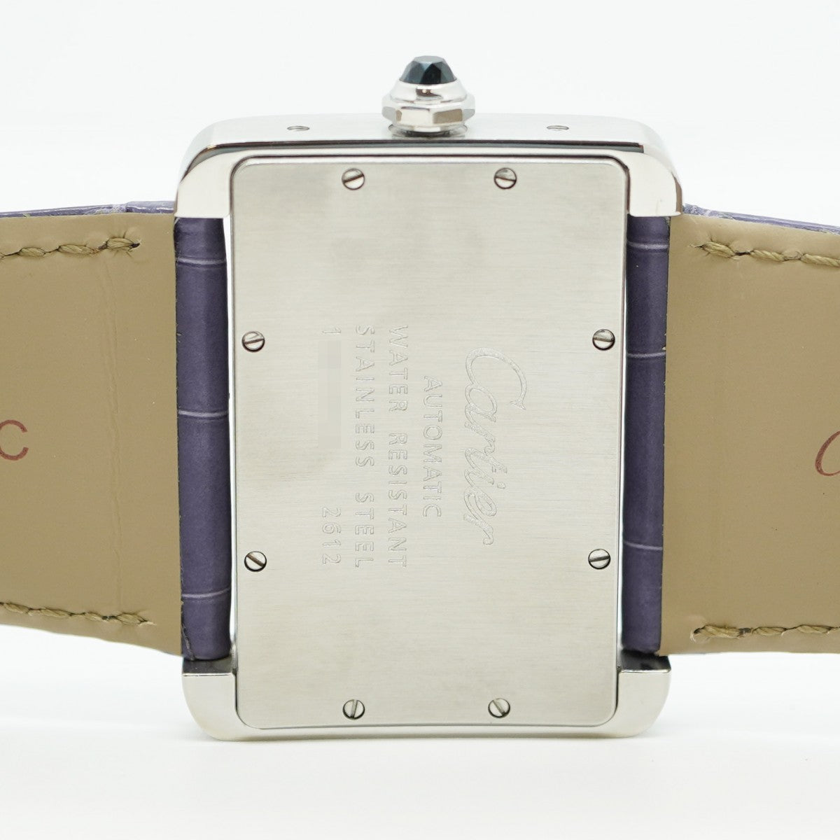 【5wwh0001】カルティエ タンクディヴァン W6300755 シルバー文字盤【中古】腕時計 メンズ