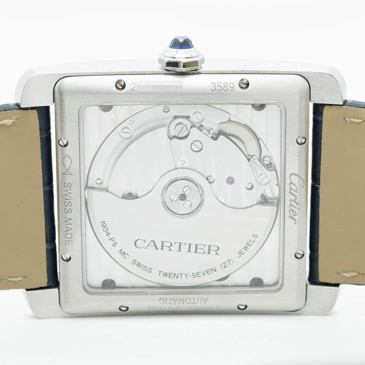★在庫処分★最終価格★SALE【5wwh0002】カルティエ タンク WSTA0010 青文字盤【中古】腕時計 メンズ