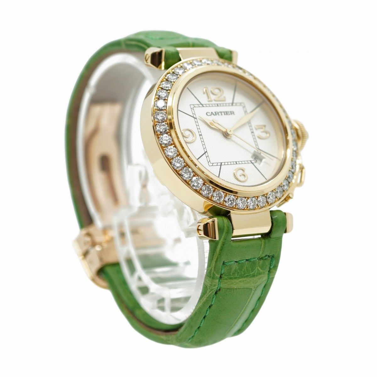 ★最終価格★SALE【5wwh0003】カルティエ パシャ WJ101551 シルバー文字盤【中古】腕時計 レディース