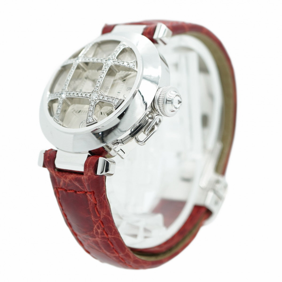 ★最終価格★SALE【5wwh0005】カルティエ パシャ WJ116156 シルバー文字盤【中古】腕時計 レディース