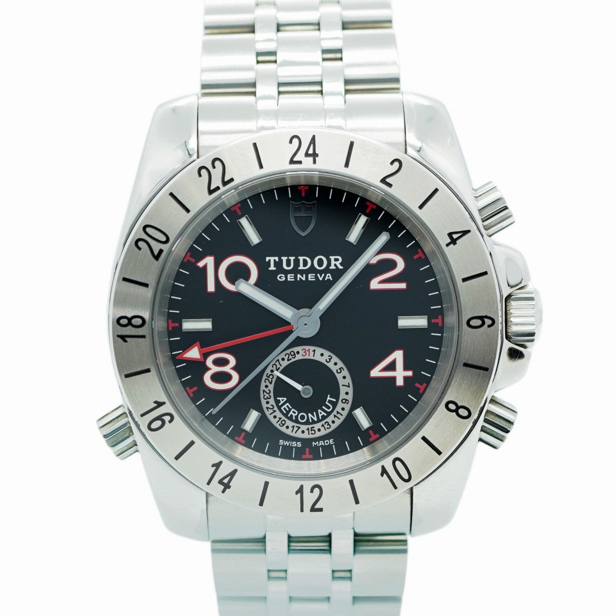 ★SALE【5wwh0029】チュードル アエロノート 20200 20200 黒文字盤【中古】腕時計 メンズ