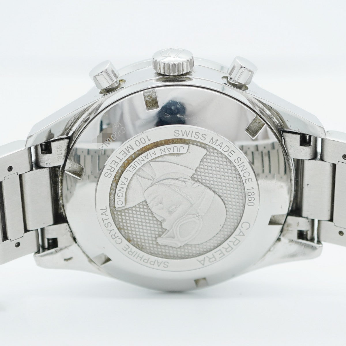 ★最終価格★SALE【5wwh0097】タグホイヤー カレラ CV201AL-1 黒文字盤【中古】腕時計 メンズ