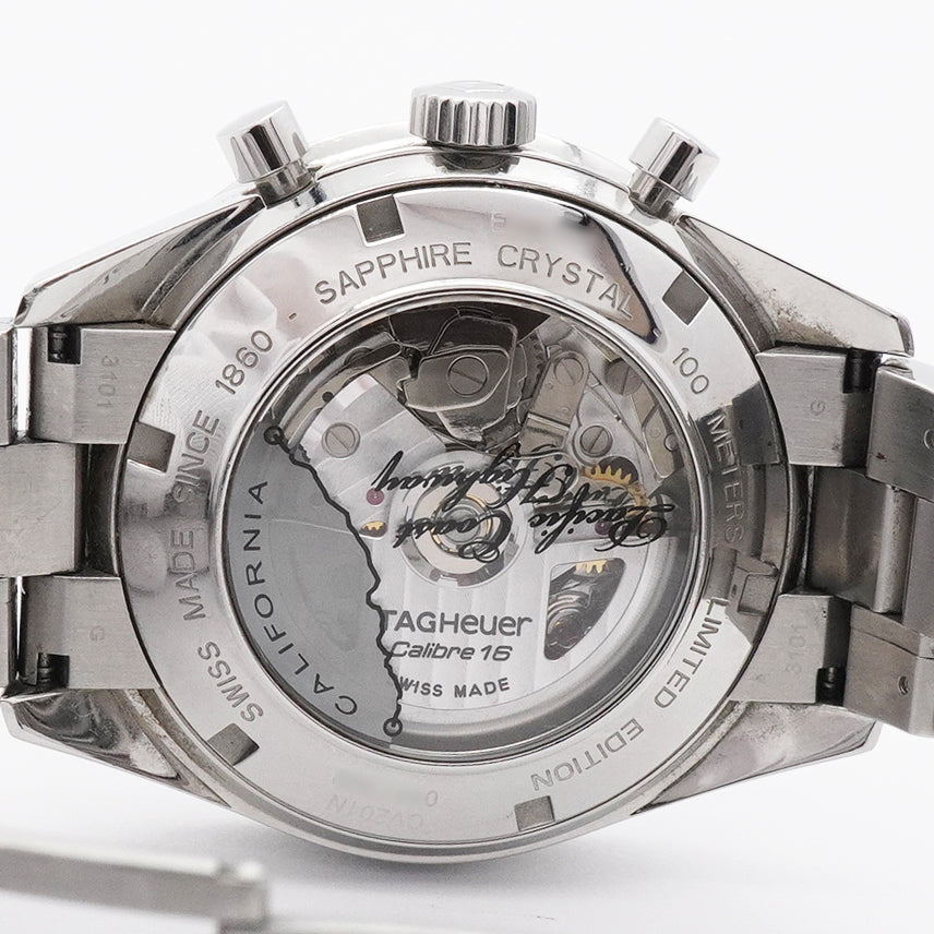 ★SALE【5wwh0126】タグホイヤー カレラ CV201N グリーン文字盤【中古】腕時計 メンズ
