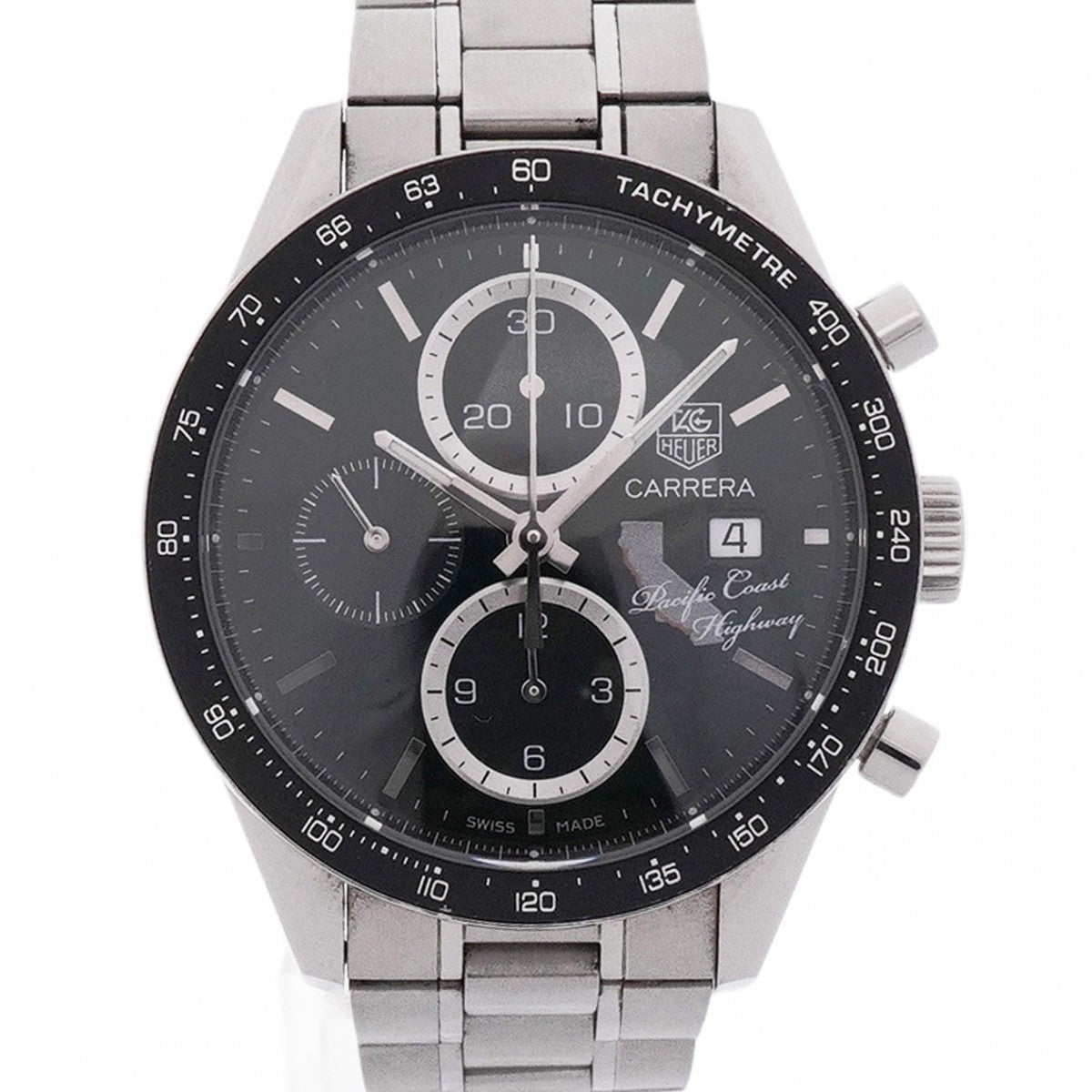 ★SALE【5wwh0126】タグホイヤー カレラ CV201N グリーン文字盤【中古】腕時計 メンズ