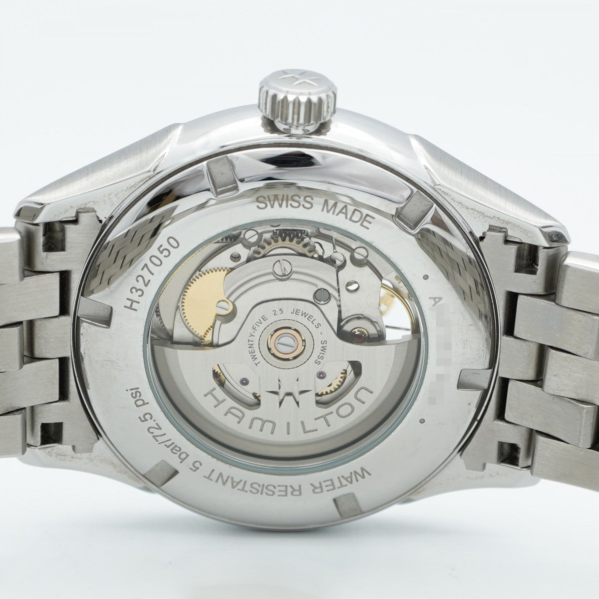 ★SALE【5wwh0256】ハミルトン ジャズマスター H327050 スケルトン文字盤【中古】腕時計 メンズ