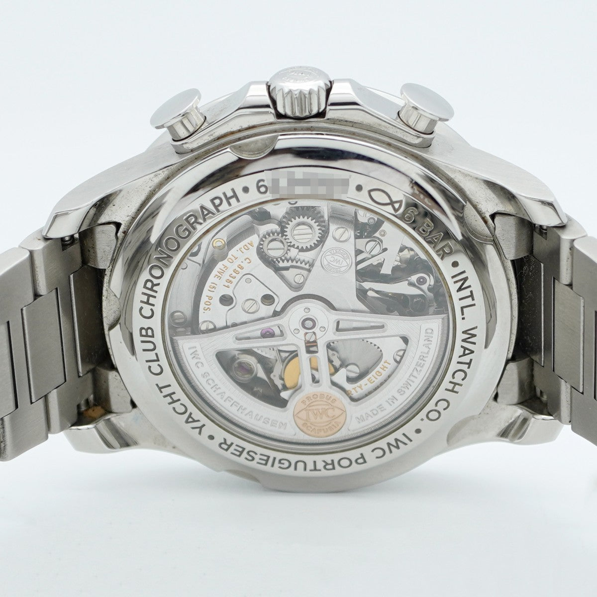 ★SALE【5wwh0289】IWC アイダブリューシー シャフハウゼン ポルトギーゼ・ヨットクラブ・クロノグラフ IW390702 シルバー文字盤【中古】腕時計 メンズ