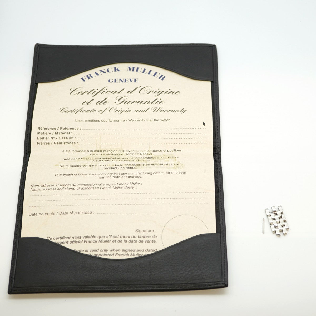 【5wwh0304】フランクミュラー トノーカーべックス 1752QZ 黒文字盤【中古】腕時計 レディース