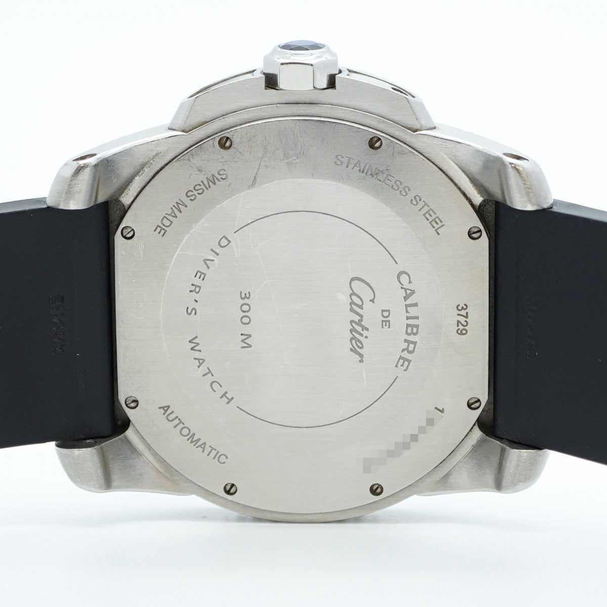 【5wwh0343】カルティエ カリブル W7100056 黒文字盤【中古】腕時計 メンズ