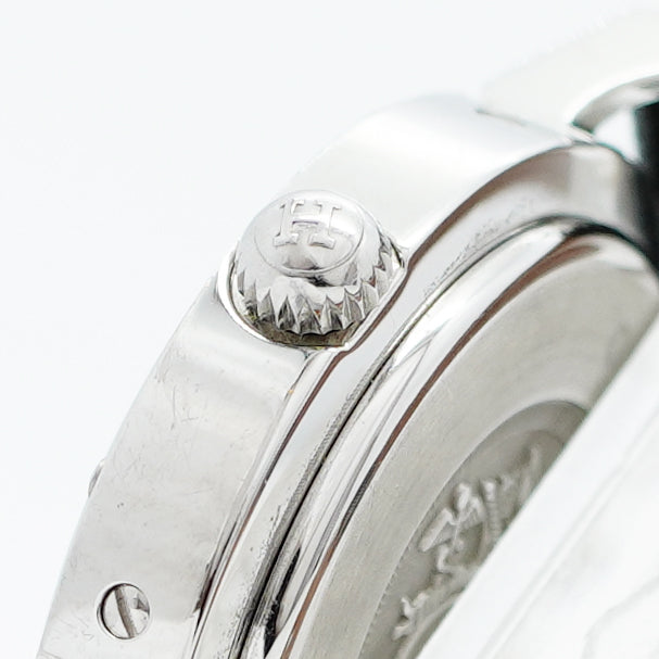 【5wwm0279】エルメス クリッパー CL6.410 グレー文字盤【中古】腕時計 メンズ レディース ユニセックス