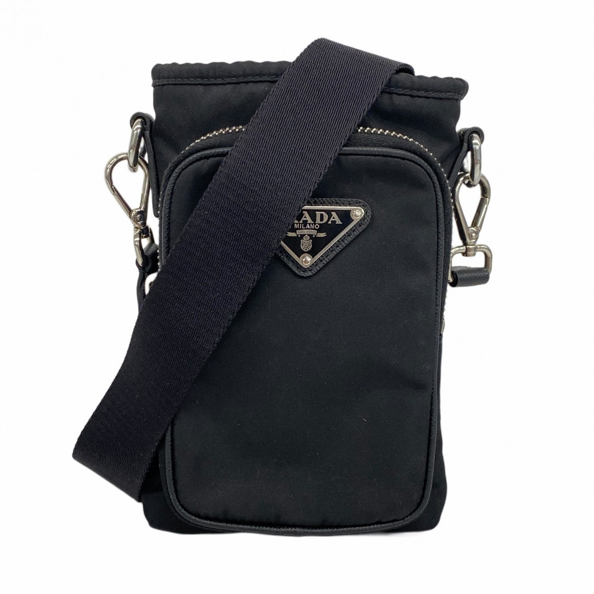 6ab0686-k】プラダ ショルダーバッグ テスート ナイロン ブラック