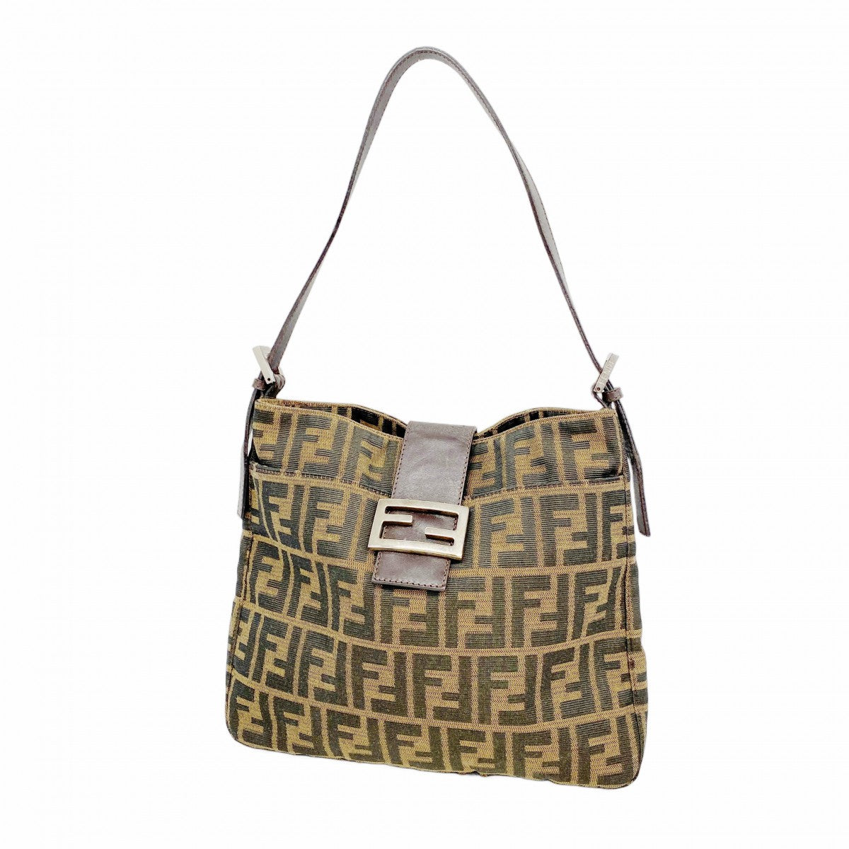 6ab0906】フェンディ ショルダーバッグ ズッカ ナイロンキャンバス