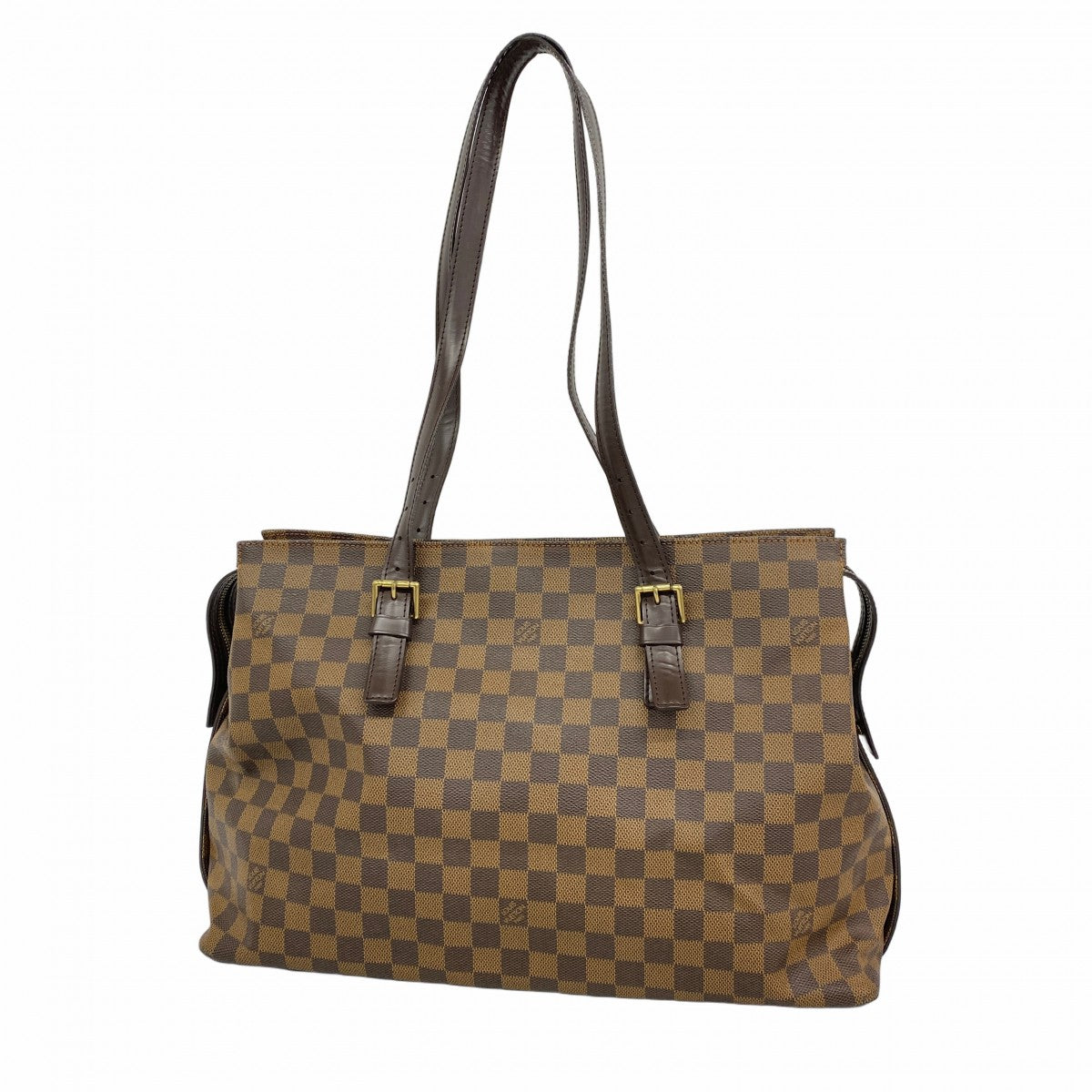 大人気！！ルイヴィトン トートバッグ ダミエ•エベヌ チェルシー 美品☆ルイヴィトン LOUIS VUITTON チェルシー ダミエ エベヌ