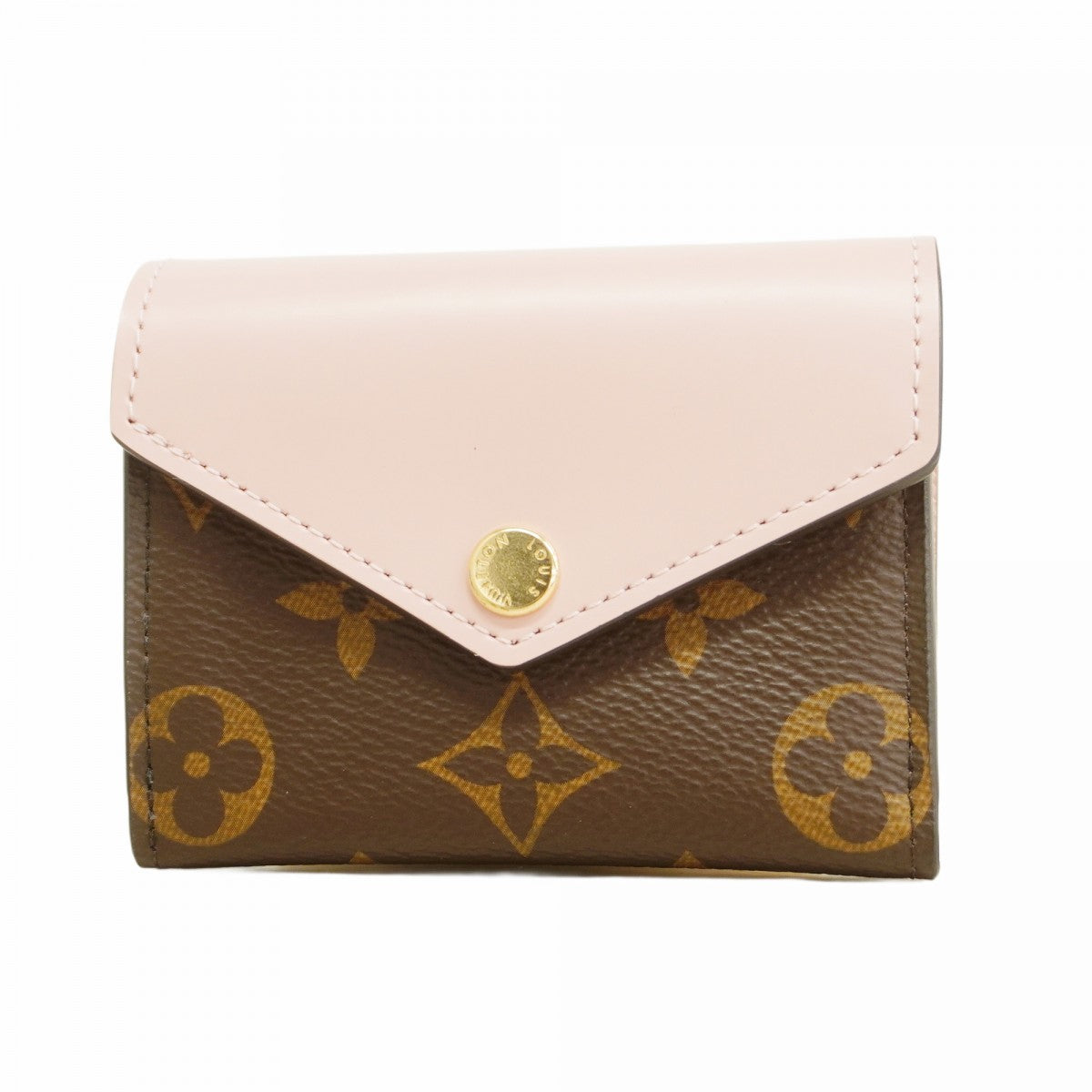 6ab1108】ルイヴィトン 三つ折り財布 モノグラム ポルトフォイユゾエ