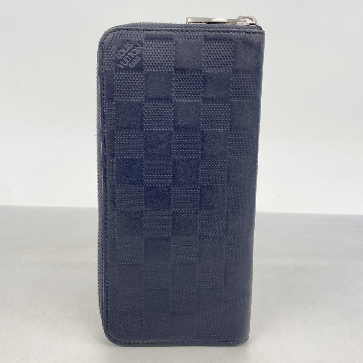 【6ae5113-k】ルイヴィトン 長財布 ダミエ・アンフィニ ジッピーウォレットヴェルティカル N63548 オニキス【中古】メンズ