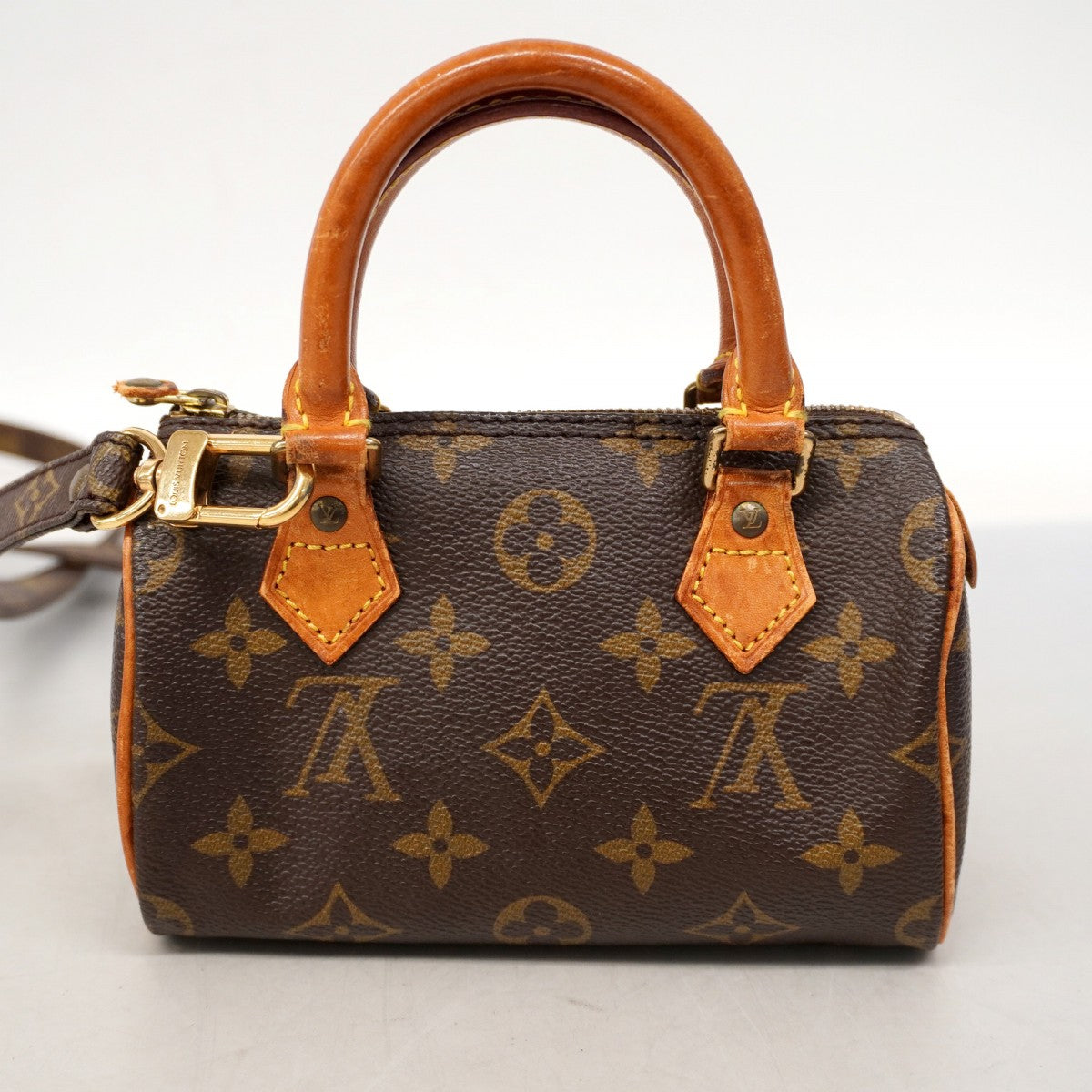 【6ae5121】ルイヴィトン ハンドバッグ モノグラム ミニスピーディ M41534 ブラウン【中古】レディース