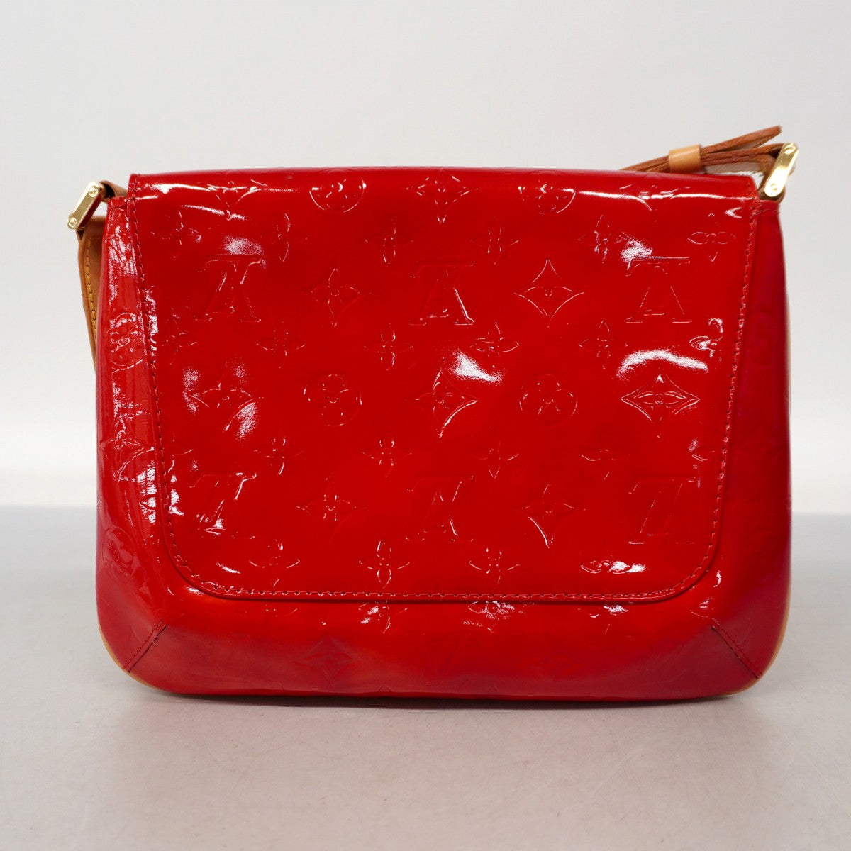 【6ae5174-k】ルイヴィトン ショルダーバッグ ヴェルニ トンプソンストリート M91094 ルージュ【中古】レディース