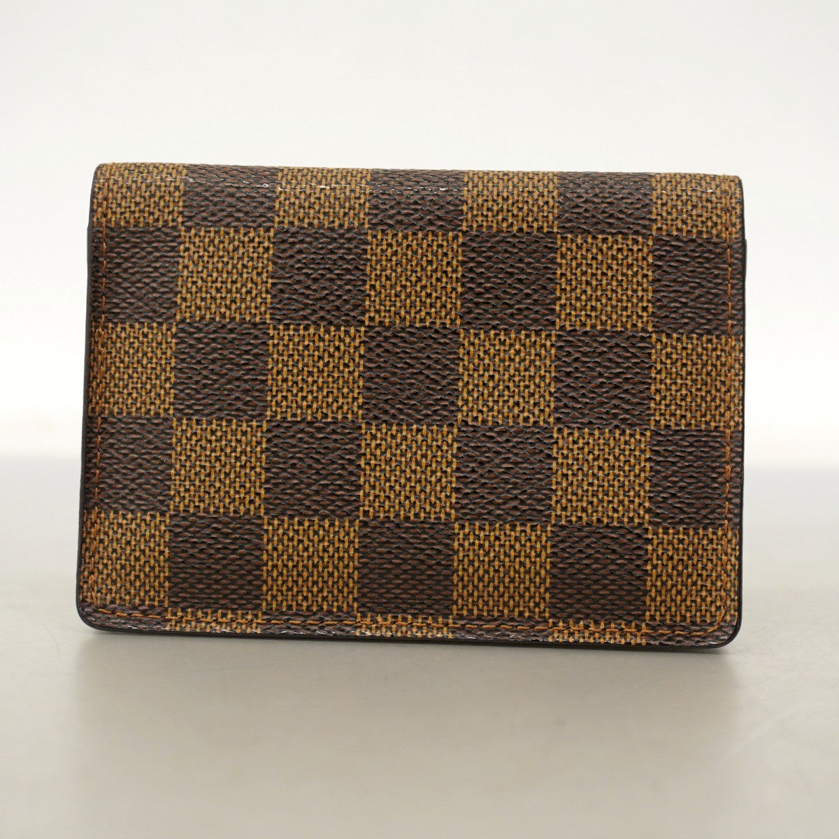 【6ae5176-k】ルイヴィトン カードケース ダミエ ポルト2カルトヴェルティカル N60533 エベヌ【中古】メンズ レディース ユニセックス