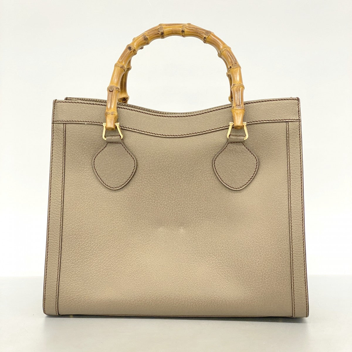 【6ae5652-k】グッチ ハンドバッグ バンブー 002 1998 0260 レザー ブラウン ゴールド金具【中古】