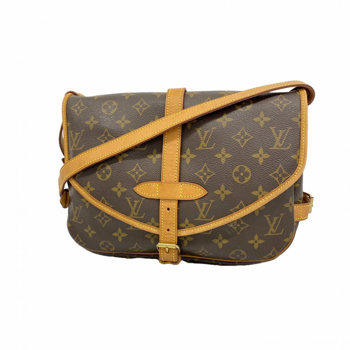 6ba1574】ルイヴィトン ショルダーバッグ モノグラム ソミュール30