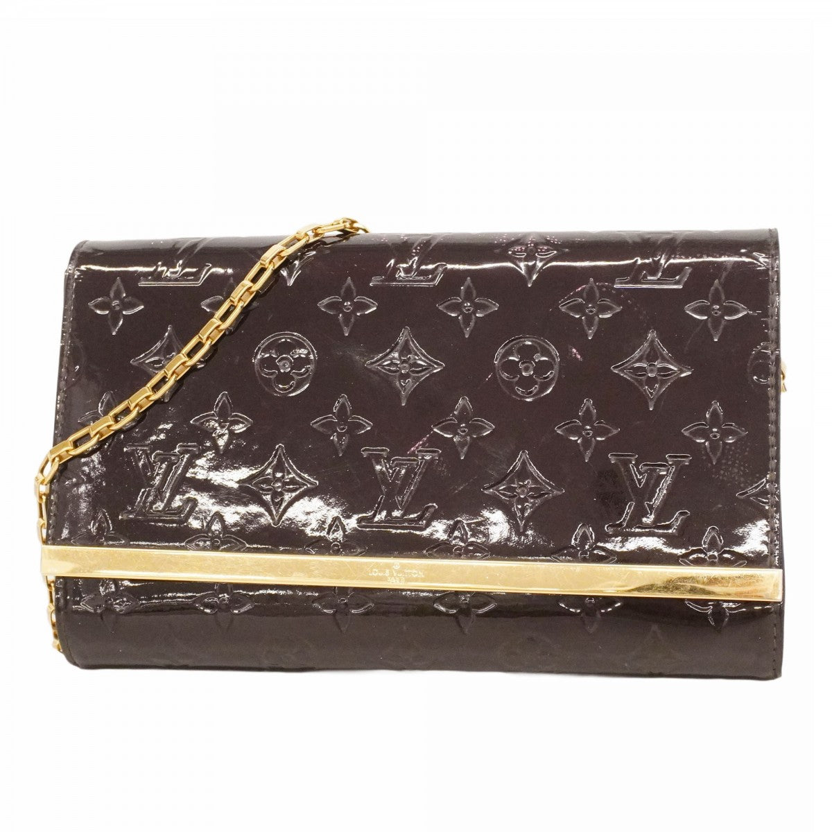 6bb1694】ルイヴィトン ショルダーバッグ ヴェルニ クラッチアナ