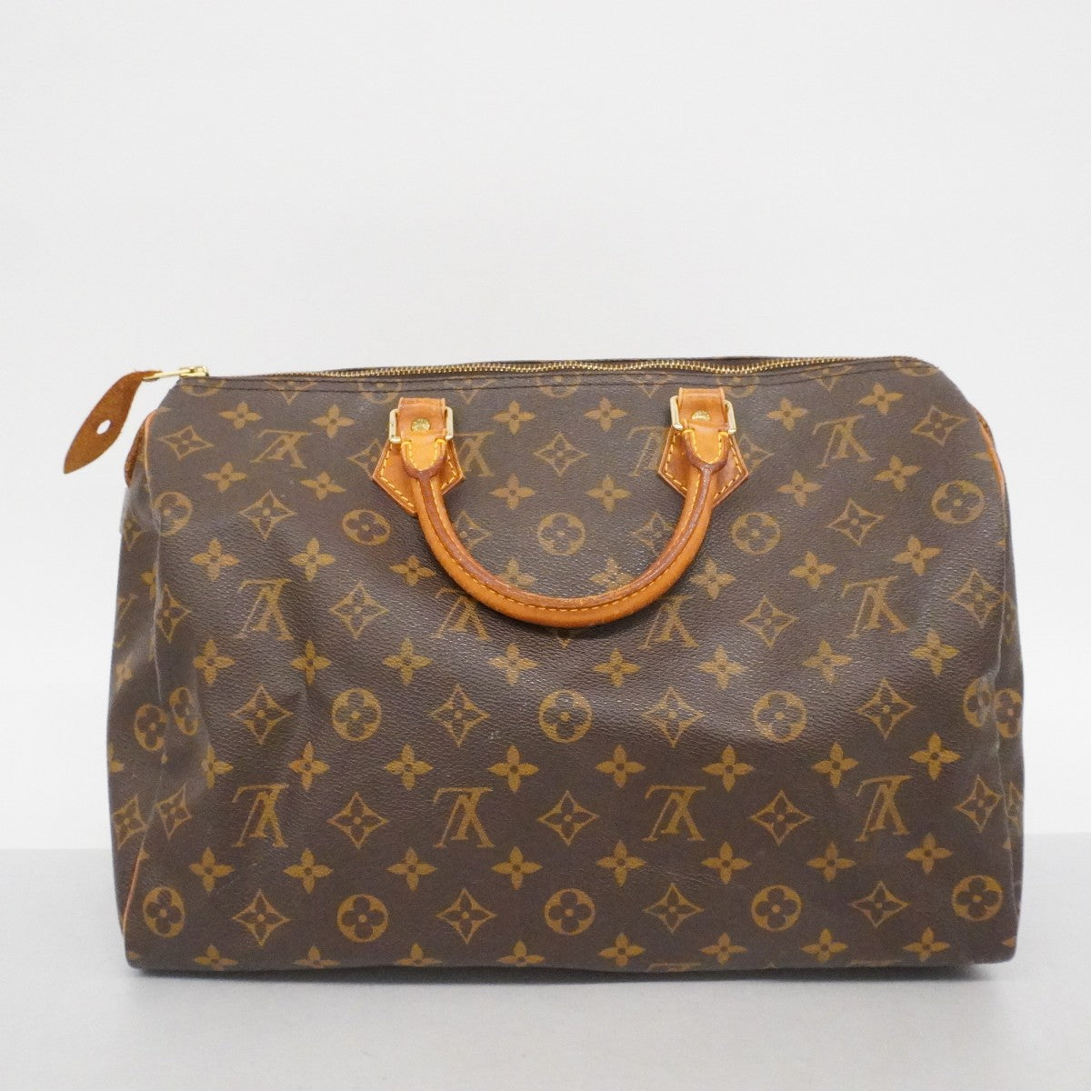 【6ca1045】ルイヴィトン ハンドバッグ モノグラム スピーディ35 M41107 ブラウン【中古】レディース