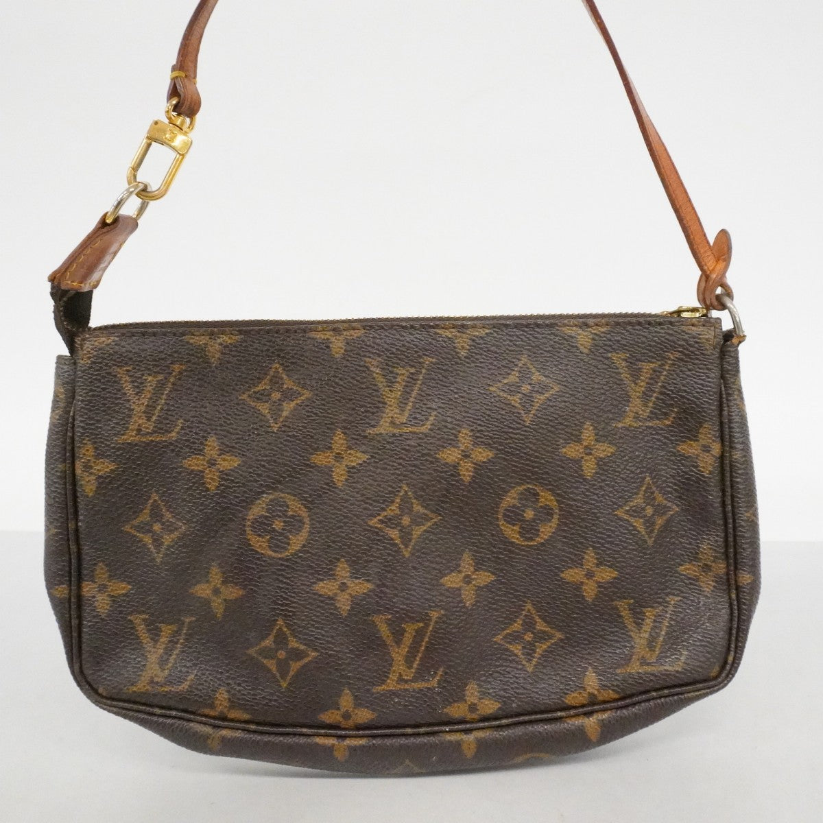 【6ca1402】ルイヴィトン ポーチ モノグラム ポシェットアクセソワール M51980 ブラウン【中古】レディース