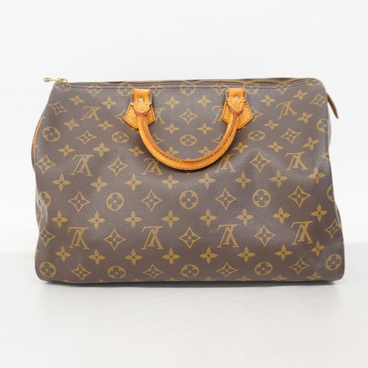【6cb1504】ルイヴィトン ハンドバッグ モノグラム スピーディ35 M41107 ブラウン【中古】レディース