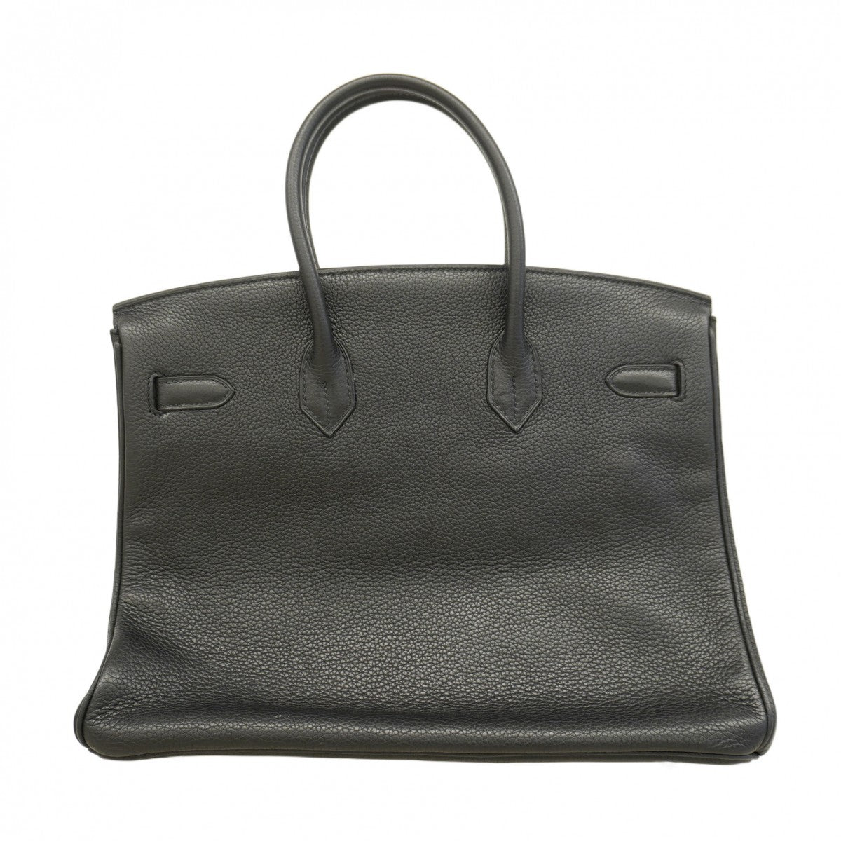 【6cb1927】エルメス ハンドバッグ バーキン35 トリヨンクレマンス ブラック シルバー金具 □M刻印【中古】レディース