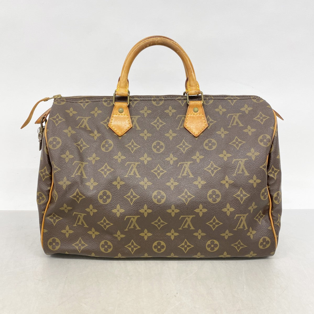 【6cb2362】ルイヴィトン ハンドバッグ モノグラム スピーディ35 M41107 ブラウン【中古】レディース