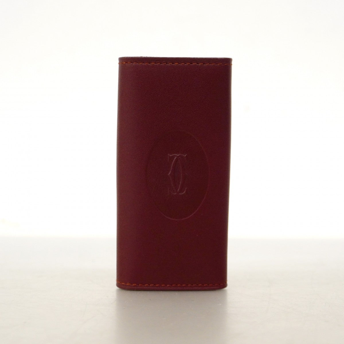 【6cb2731】カルティエ キーケース レザー ボルドー ゴールド金具【中古】メンズ レディース ユニセックス