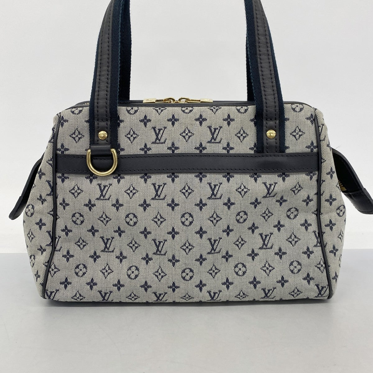 ★最終価格【6cc2840】ルイヴィトン ハンドバッグ モノグラム・ミニ ジョセフィーヌPM M92312 ブルー【中古】レディース